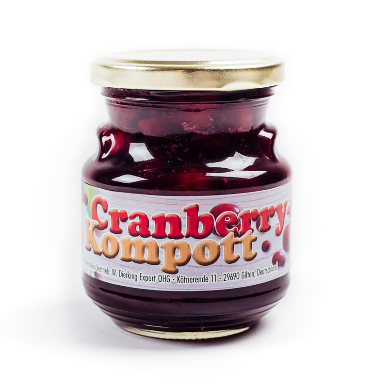 Cranberrykompott - Cranberry-shop - Moosbeerhuette